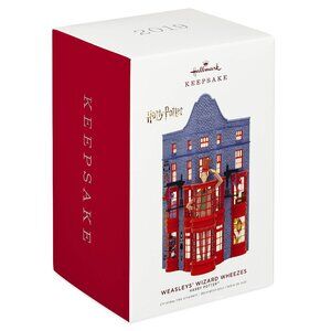New! Harry Potter Weasleys' Wizard Wheezes Shop Hallmark Keepsake Ornament 2019